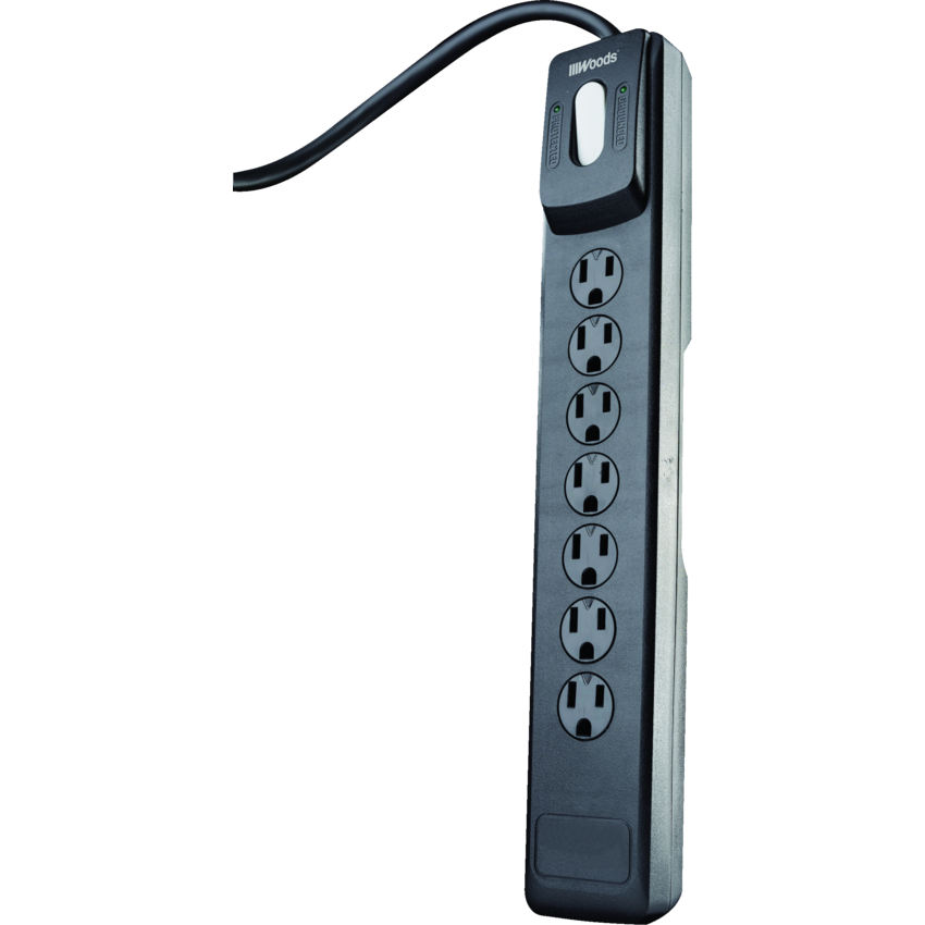 Woods® 7-Outlet Surge Protector 1,780 Joules