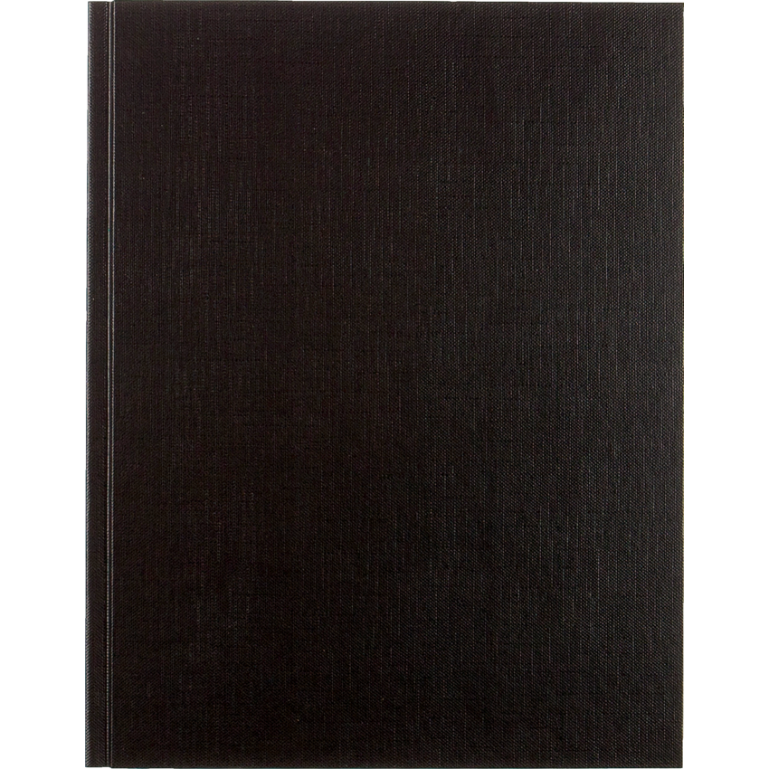 Blueline® Hard Cover Flush Cut Notebook 9-1/4" x 7-1/4" 192 pages Black